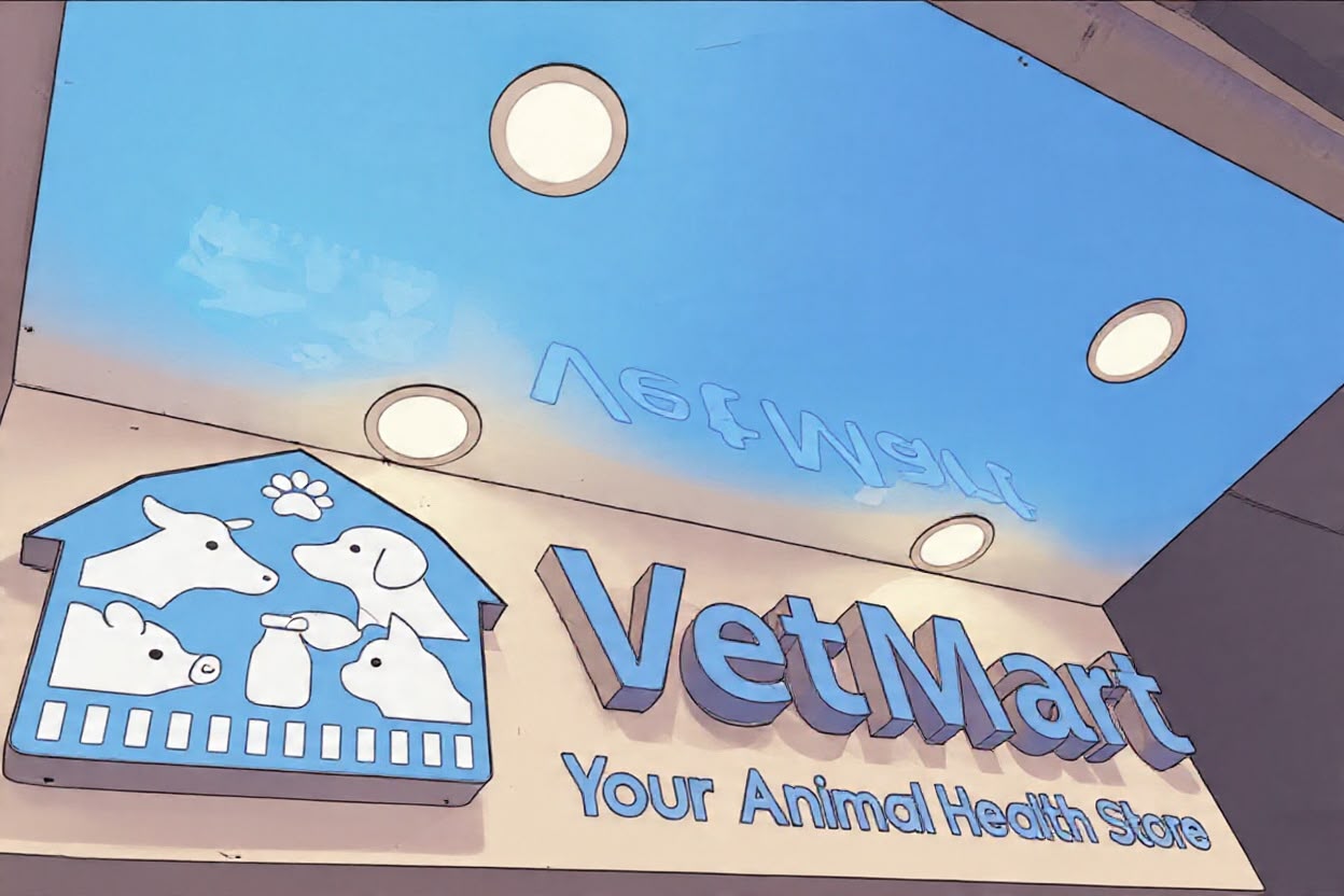 VetMart Store Signboard